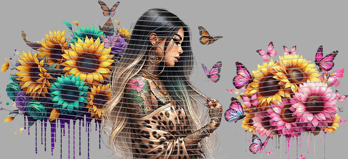 16oz Sunflower Girl-SU-247